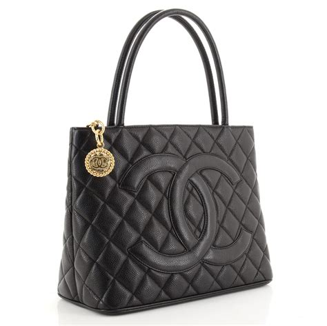 chanel caviar medallion tote bag|Chanel Medallion Tote .